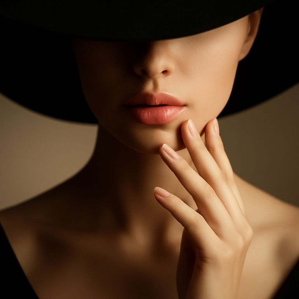 Broad lighting illuminating the camera-facing side of a portrait subject