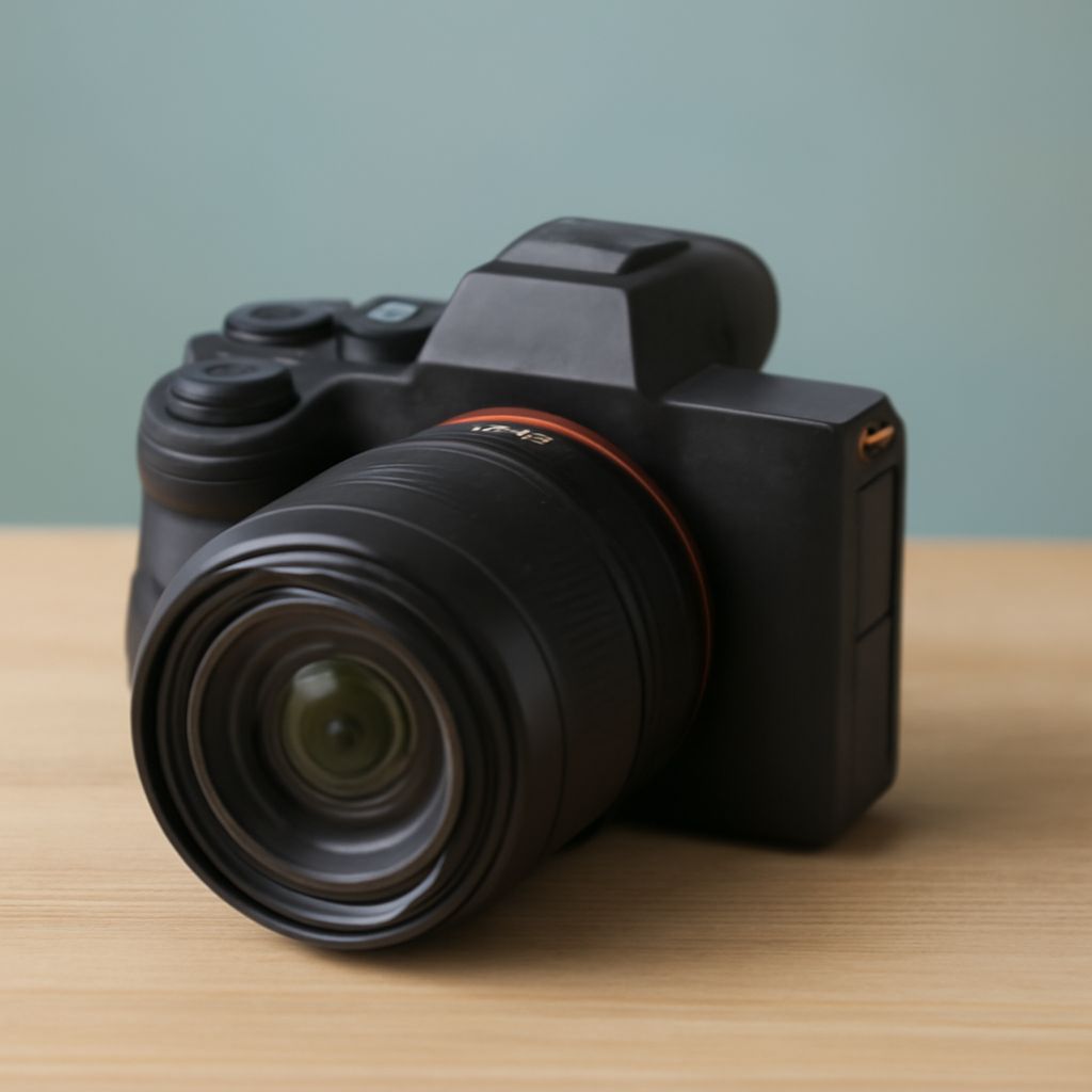 DSLR, mirrorless, compact, bridge, action, and medium-format cameras representing common camera types