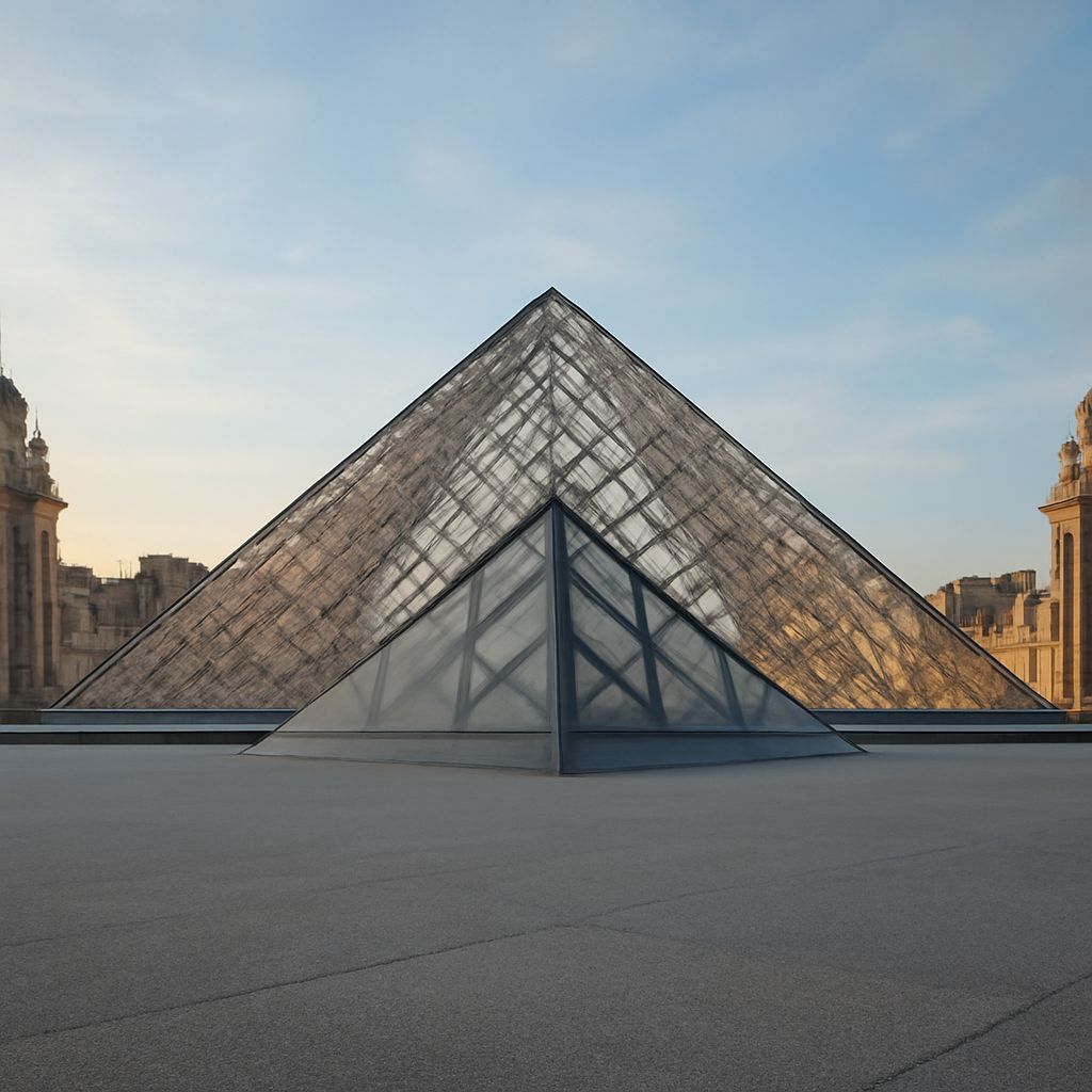 Photograph using symmetry, harmonious color, and balanced visual weight