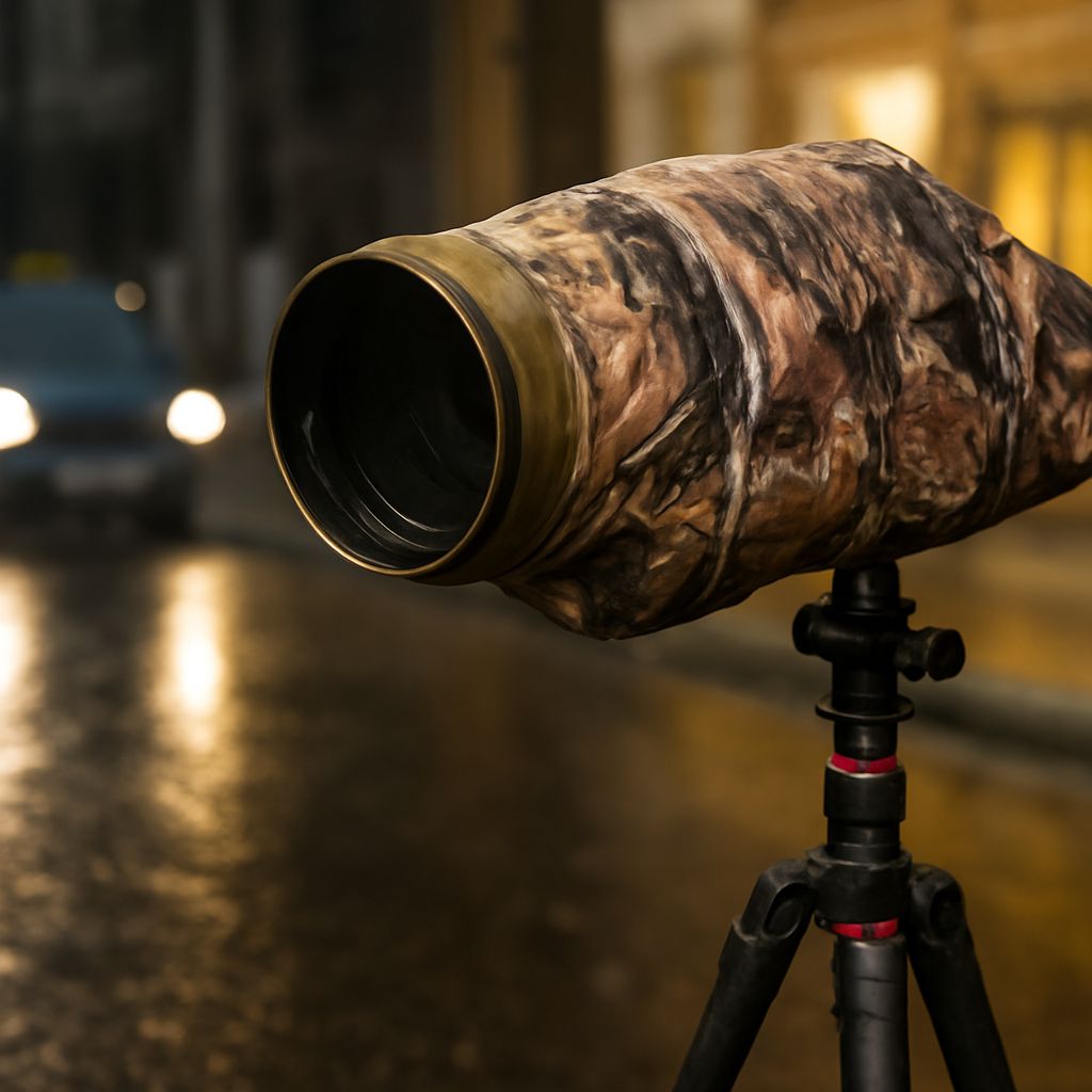 Choosing protection for camera lenses and a protective camera cover for travel or shooting.