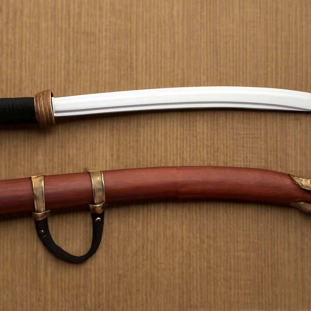Various types of Chinese swords displayed